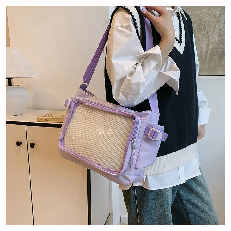 Purple Transparent Shoulder Crossbody Bag for Women — feature 11