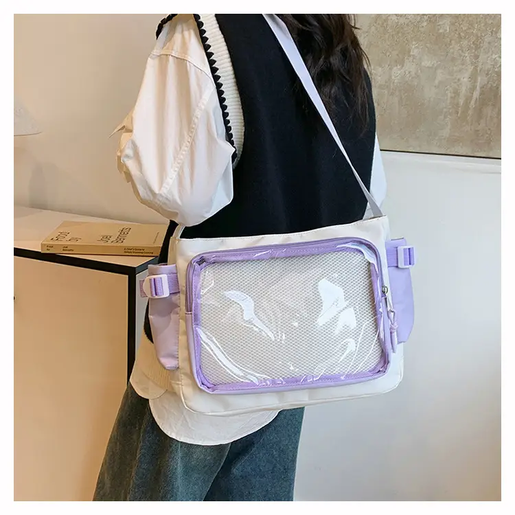 Purple Transparent Shoulder Crossbody Bag for Women — feature 13