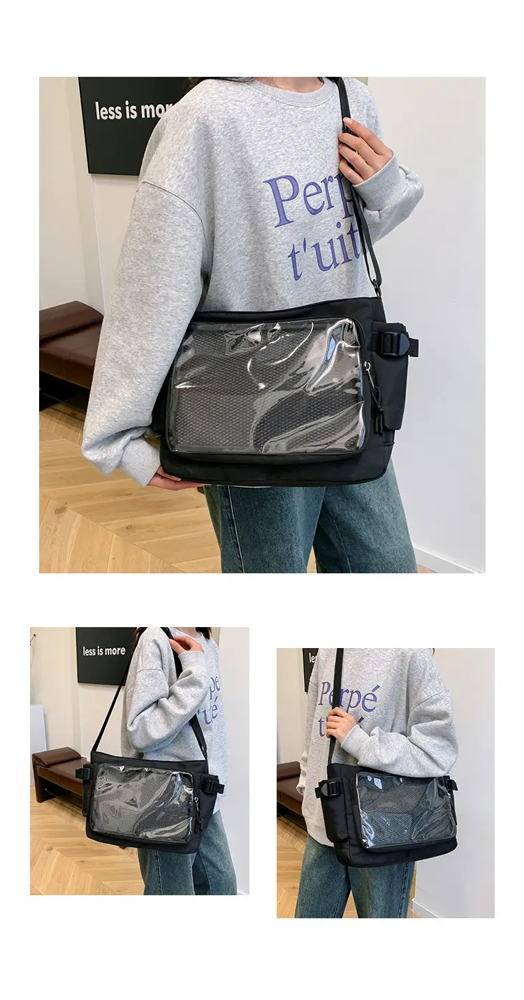 Purple Transparent Shoulder Crossbody Bag for Women — feature 24
