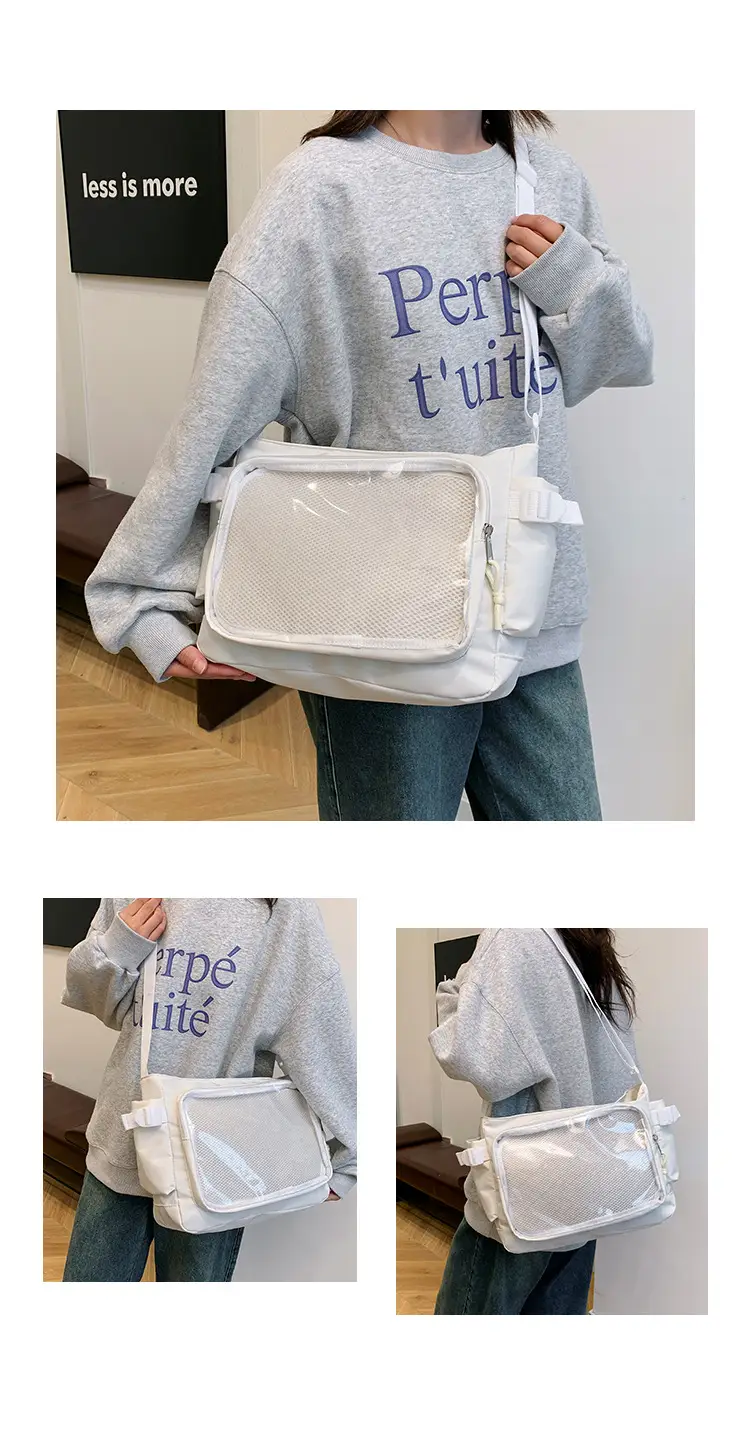 Purple Transparent Shoulder Crossbody Bag for Women — feature 25