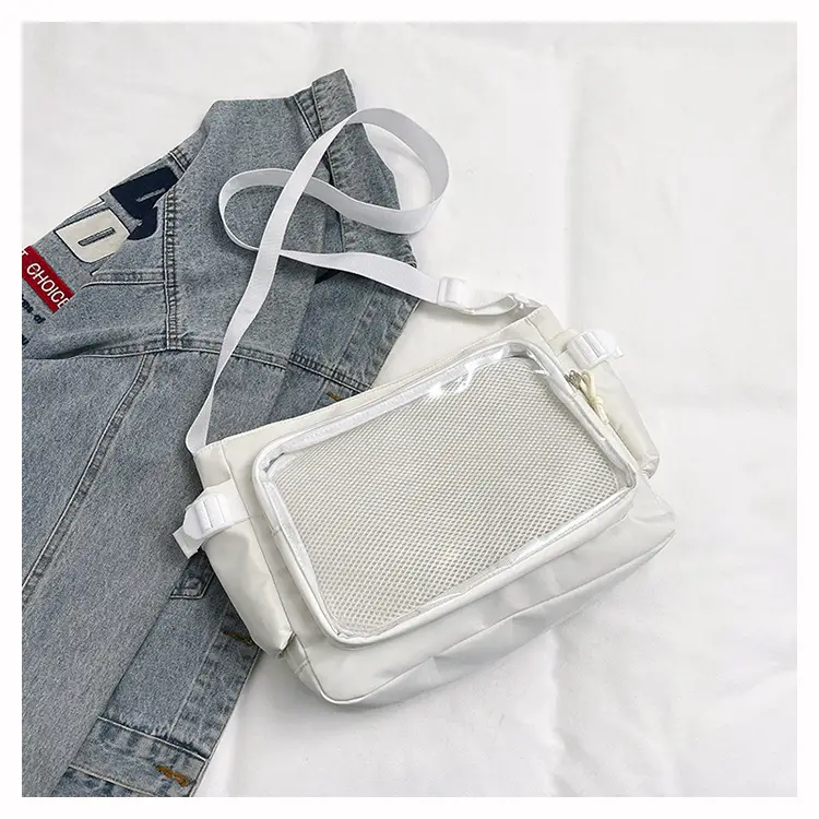 Purple Transparent Shoulder Crossbody Bag for Women - Image 2