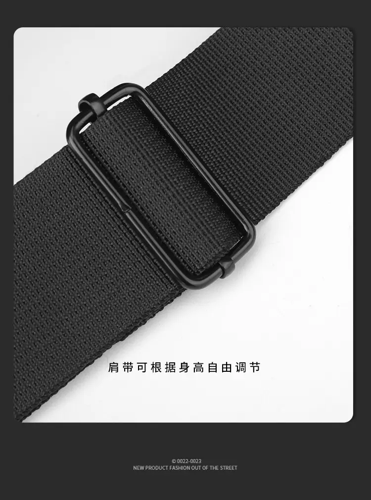 Men's Grey Nylon Shoulder Crossbody Bag 2024 Winter — feature 29