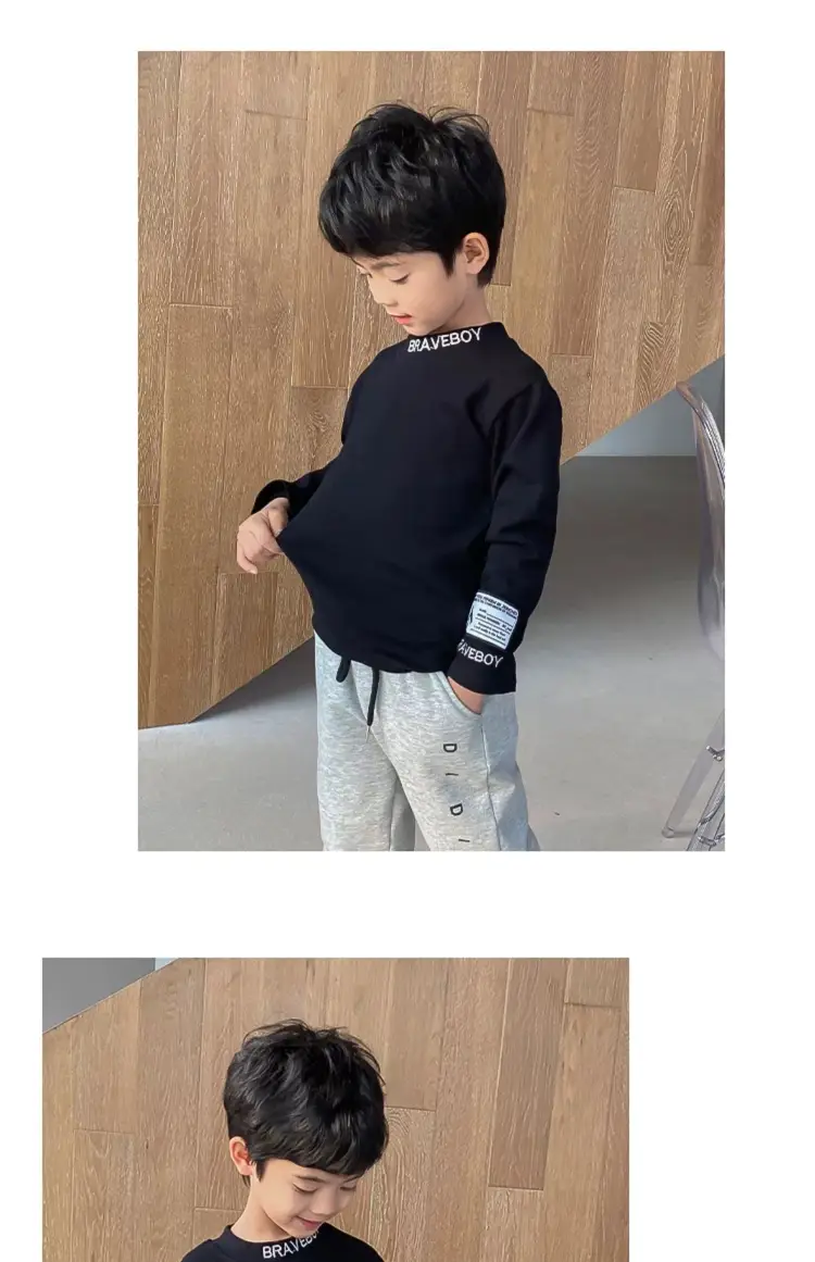 Kids Orange Hoodie with Logo for Boys Autumn Winter Wear — feature 11
