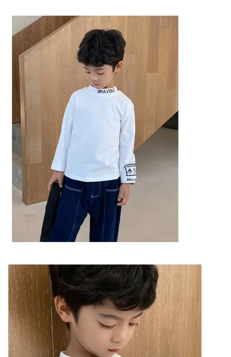Kids Orange Hoodie with Logo for Boys Autumn Winter Wear — feature 13