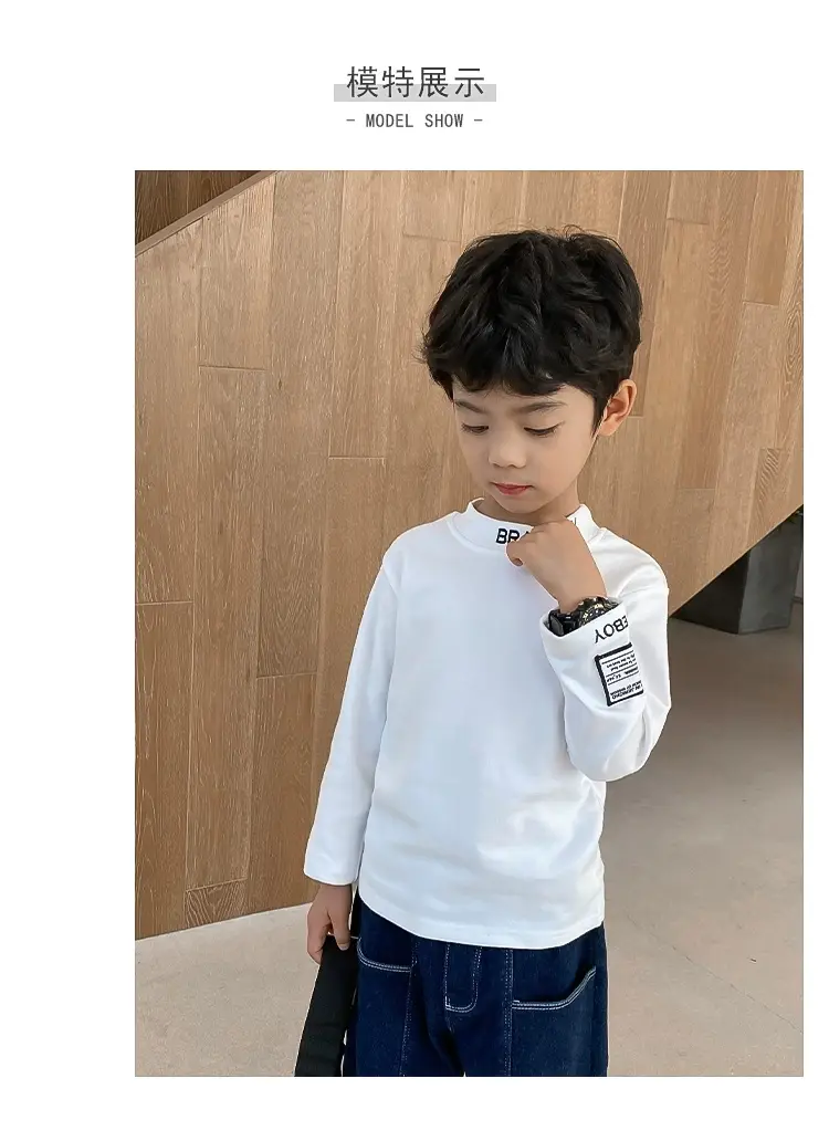 Kids Orange Hoodie with Logo for Boys Autumn Winter Wear — feature 5