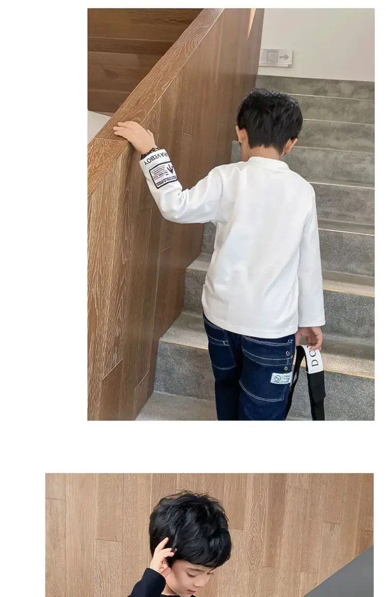 Kids Orange Hoodie with Logo for Boys Autumn Winter Wear — feature 7