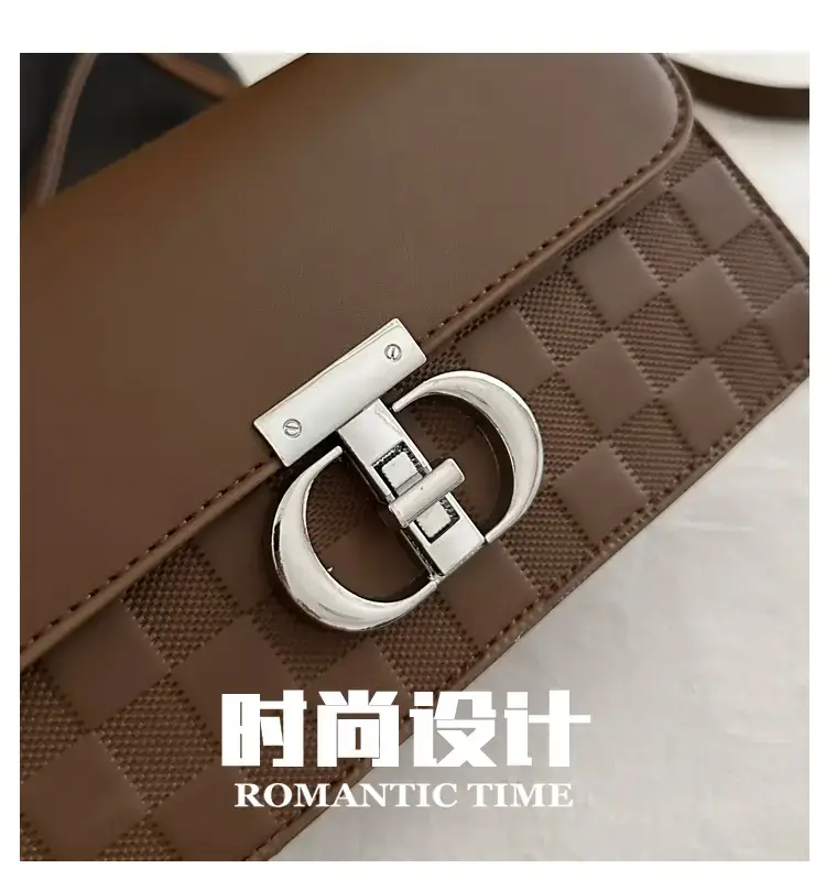 White Textured Lock Shoulder Bag for Women — feature 3