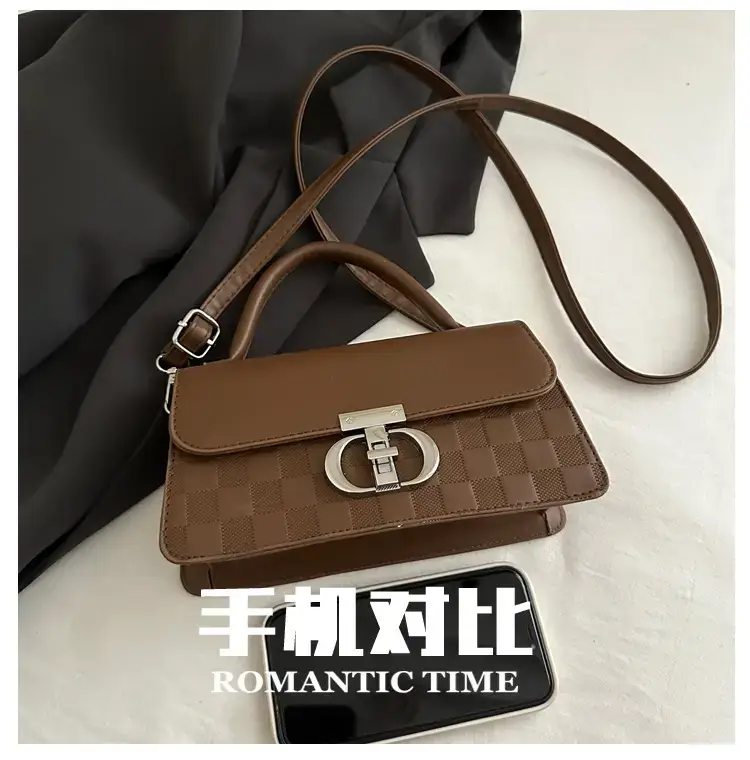 White Textured Lock Shoulder Bag for Women — feature 4