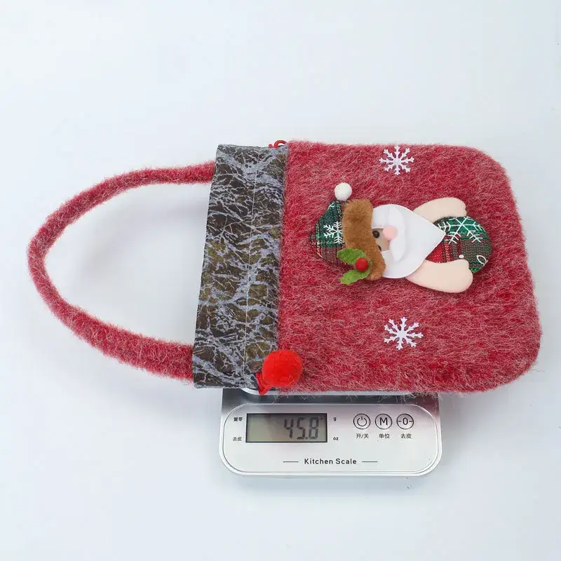 Christmas Apple Bag with Teddy Bear Design - Image 24