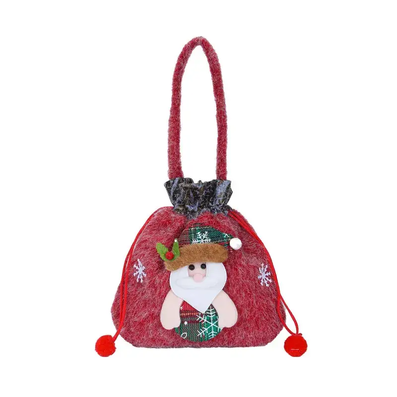 Christmas Apple Bag with Teddy Bear Design - Image 25