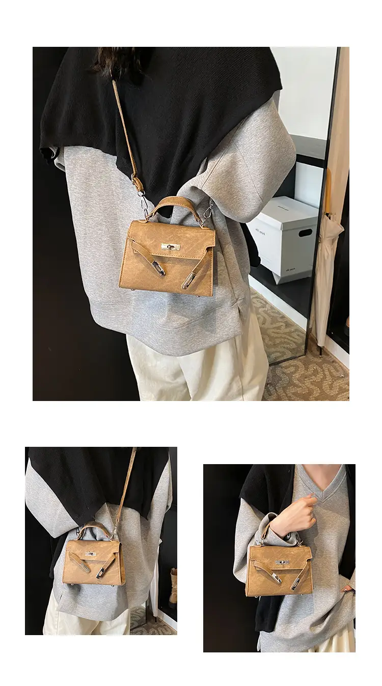 Women's Grey Velvet Shoulder Bag 2024 New Style — feature 28