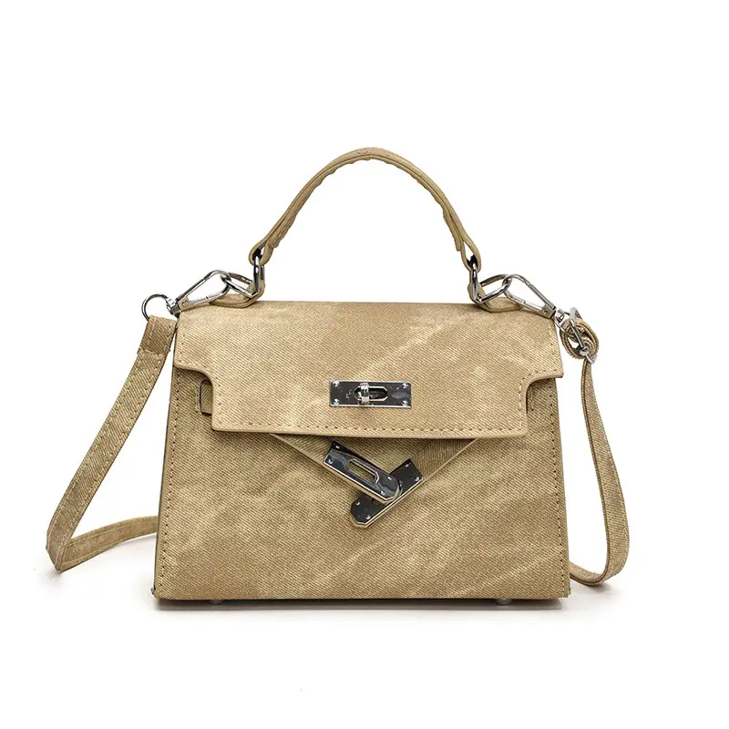 Women's Grey Velvet Shoulder Bag 2024 New Style - Image 4