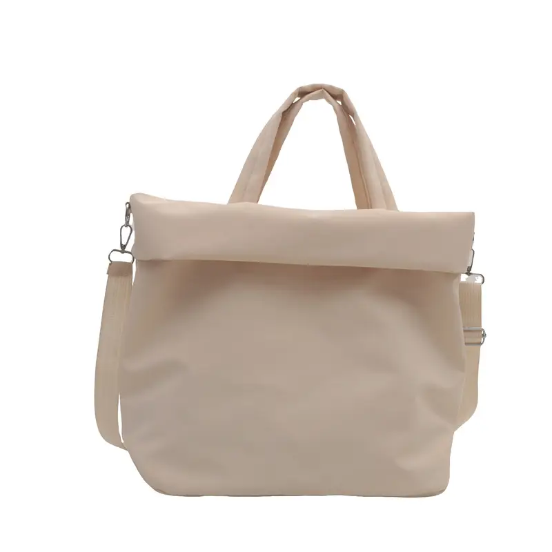Women's Large Capacity Shoulder Crossbody Bag Blue Nylon - Image 9