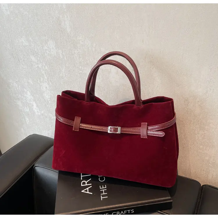 Women Frosted Red Shoulder Bag Large Capacity 2026 — feature 36