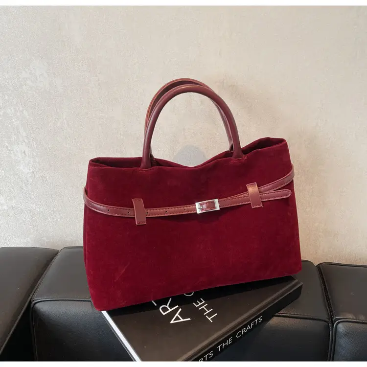 Women Frosted Red Shoulder Bag Large Capacity 2026 — feature 37