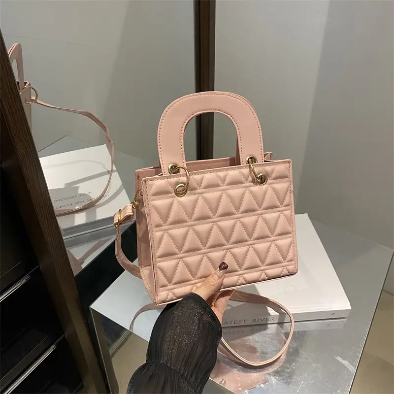 Black Rhombic Shoulder Crossbody Bag for Women 2024 - Image 8