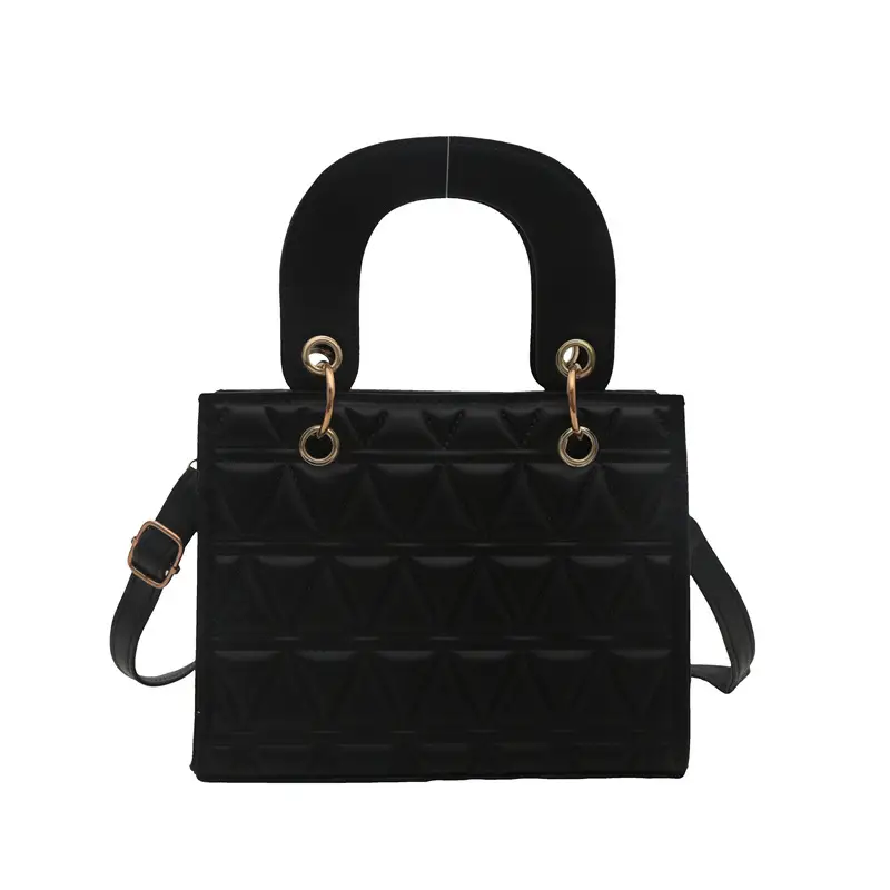 Black Rhombic Shoulder Crossbody Bag for Women 2024 - Image 9