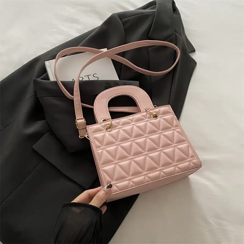 Black Rhombic Shoulder Crossbody Bag for Women 2024 - Image 3