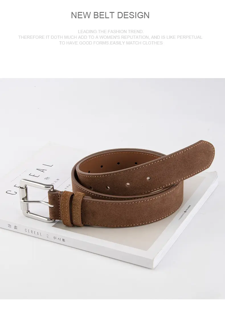 New Ins Style Genuine Leather Belt Women's Fashion High-end All-match Pants Decorative Belt Women's Cross-border Wholesale — feature 10
