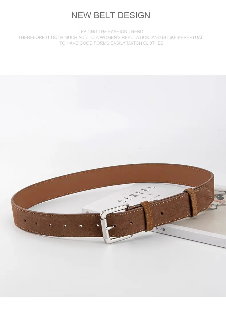 New Ins Style Genuine Leather Belt Women's Fashion High-end All-match Pants Decorative Belt Women's Cross-border Wholesale — feature 11