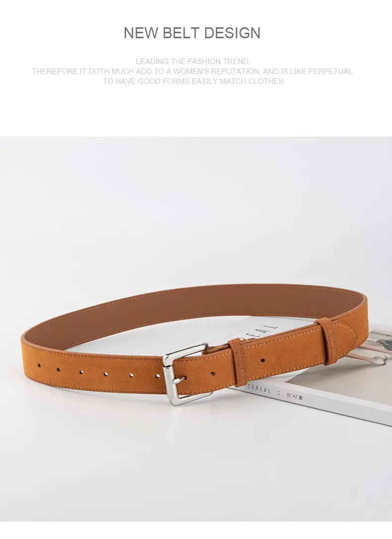 New Ins Style Genuine Leather Belt Women's Fashion High-end All-match Pants Decorative Belt Women's Cross-border Wholesale — feature 14