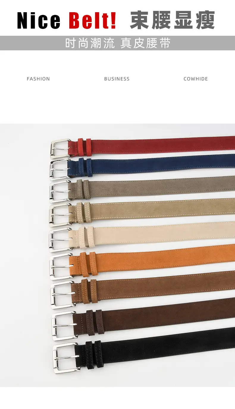 New Ins Style Genuine Leather Belt Women's Fashion High-end All-match Pants Decorative Belt Women's Cross-border Wholesale — feature 3