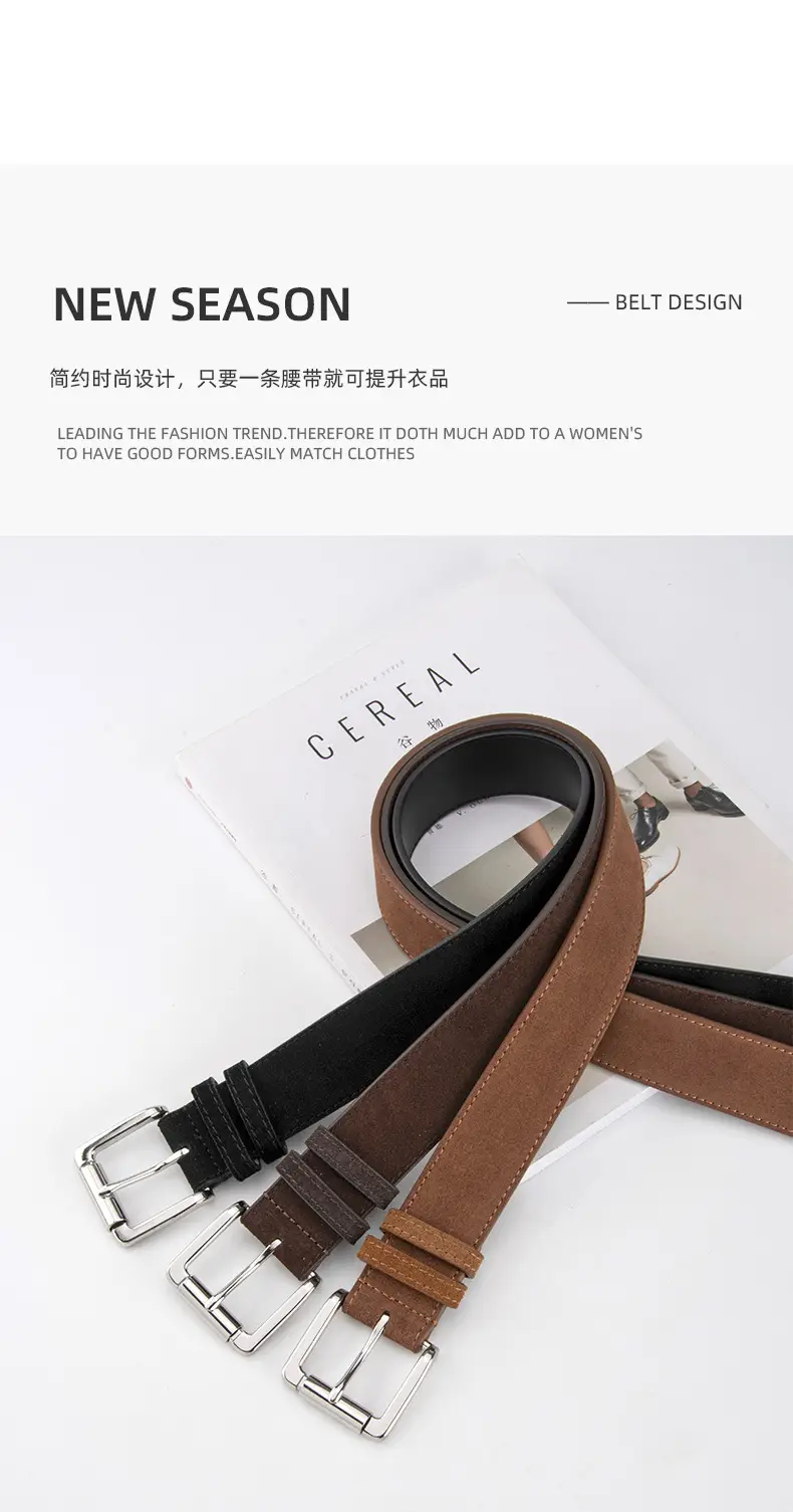 New Ins Style Genuine Leather Belt Women's Fashion High-end All-match Pants Decorative Belt Women's Cross-border Wholesale — feature 4