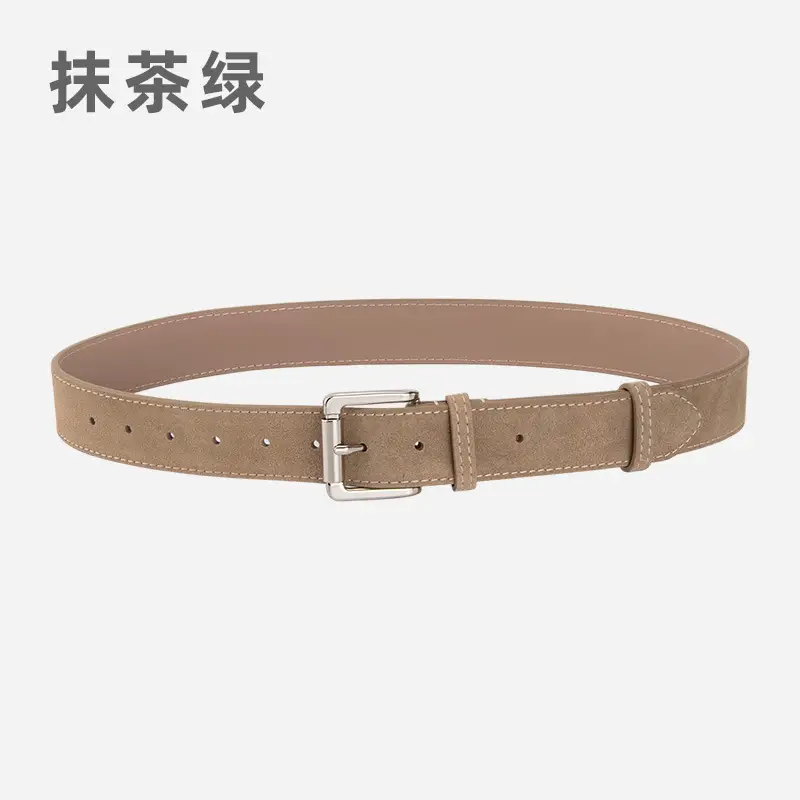 New Ins Style Genuine Leather Belt Women's Fashion High-end All-match Pants Decorative Belt Women's Cross-border Wholesale