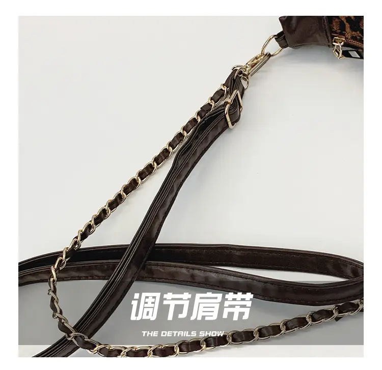 Leopard Print Chain Shoulder Bag for Women — feature 5