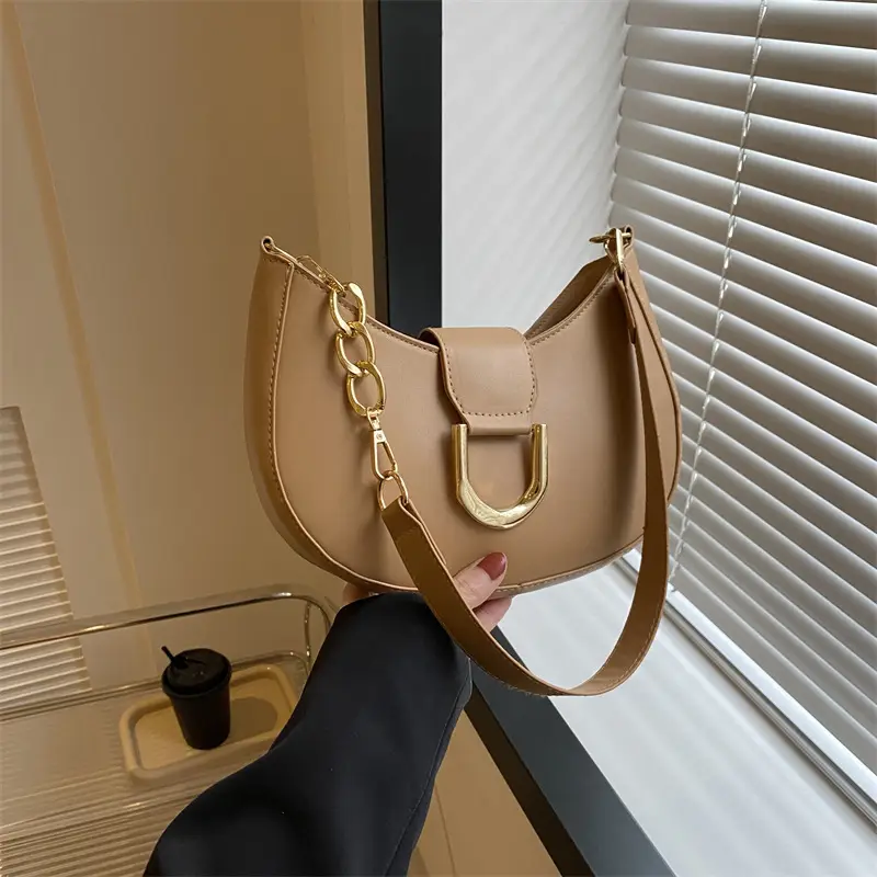 Brown Leather Shoulder Bag for Women 2023 - Image 6