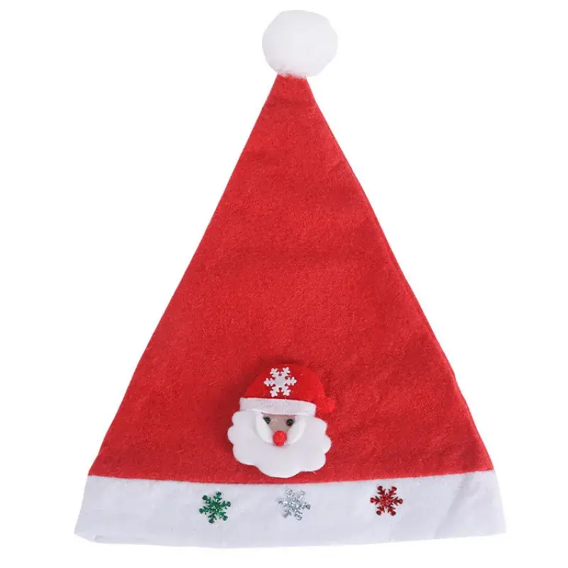 Red Cartoon Christmas Hats for Kids Wholesale - Image 5
