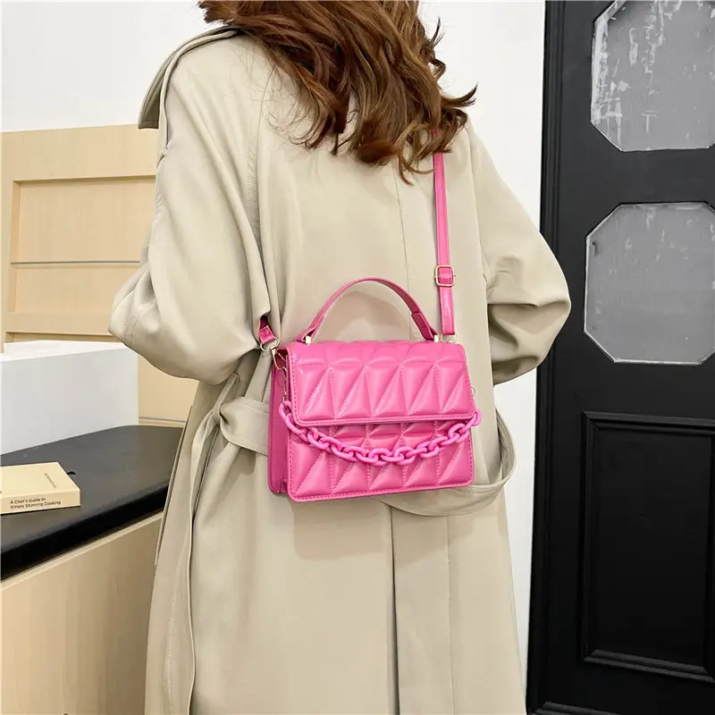 French Acrylic Chain Commuter Bag for Women - Image 7