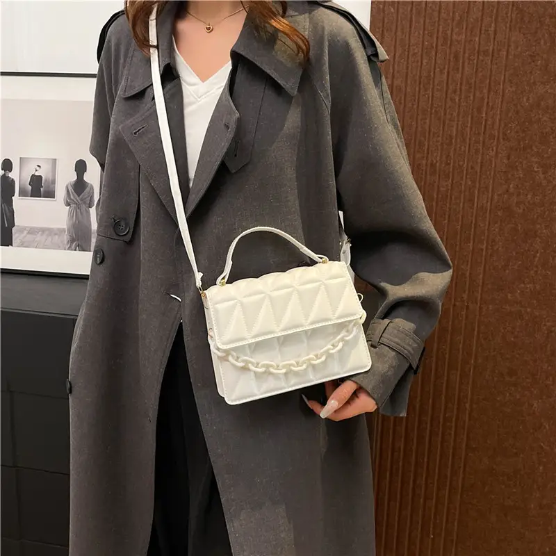 French Acrylic Chain Commuter Bag for Women - Image 8