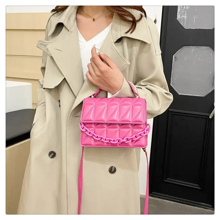 French Acrylic Chain Commuter Bag for Women — feature 14