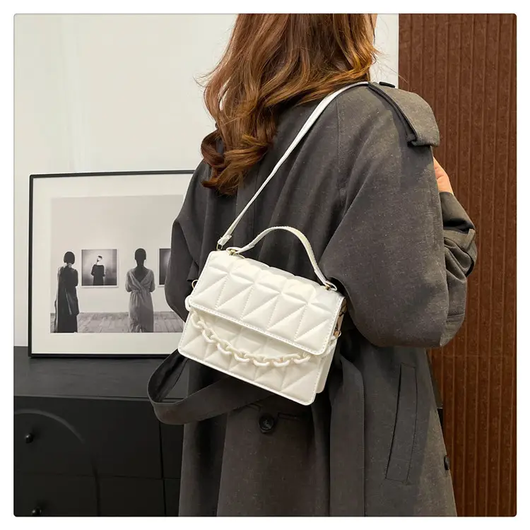 French Acrylic Chain Commuter Bag for Women — feature 17