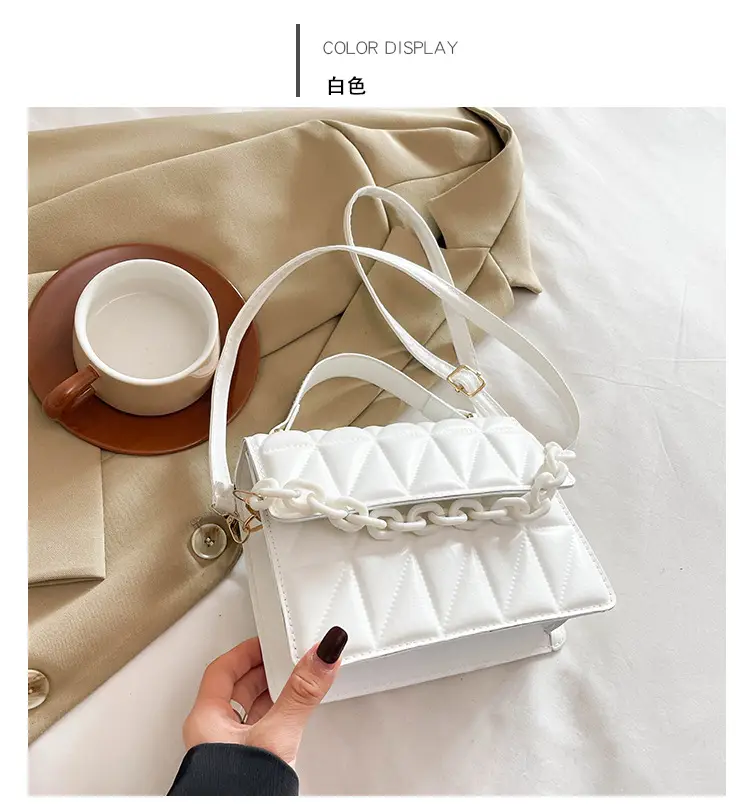 French Acrylic Chain Commuter Bag for Women — feature 23