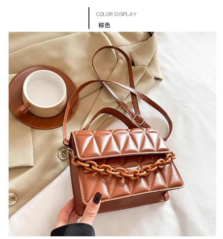 French Acrylic Chain Commuter Bag for Women — feature 26