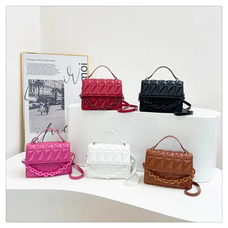 French Acrylic Chain Commuter Bag for Women — feature 32