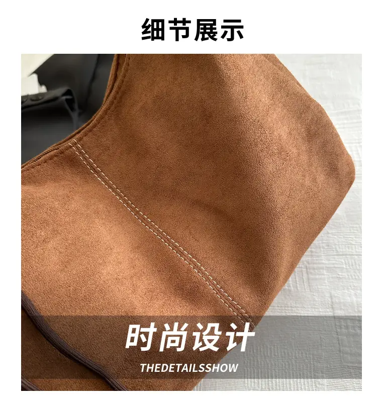 Women's Gold Leather Shoulder Bag Autumn Winter 2024 — feature 2