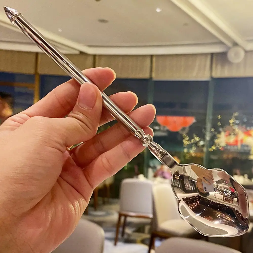304 Stainless Steel Knife Fork Spoon Neptunus Trident Steak Knife Dessert Spoon
