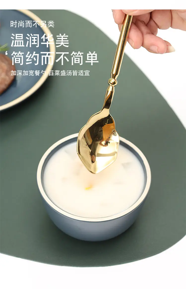 304 Stainless Steel Knife Fork Spoon Neptunus Trident Steak Knife Dessert Spoon — feature 10