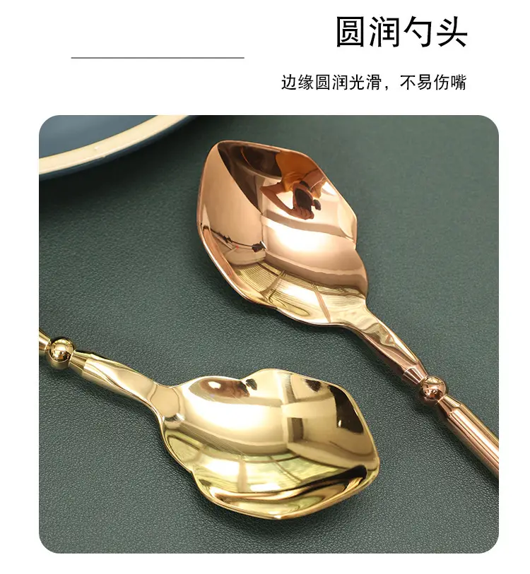 304 Stainless Steel Knife Fork Spoon Neptunus Trident Steak Knife Dessert Spoon — feature 14