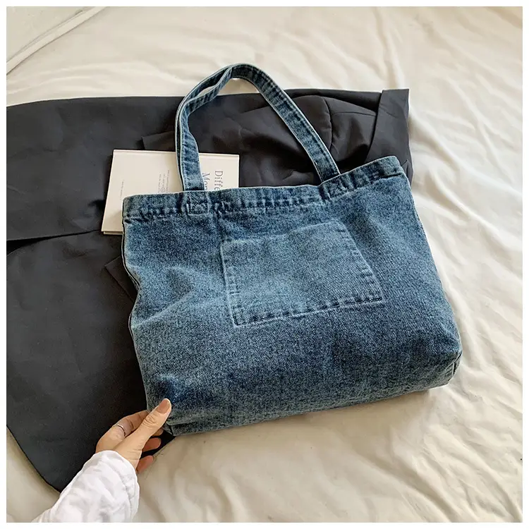 Women Denim Shoulder Bag Catch the Good Things 2024 — feature 23