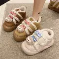 Cute Cartoon Shirley Rose Snow Boots for Women, 2026 Winter Fashion, Comfortable Outdoor Wear, Fleece-Lined, Thickened, with Velcro - Image 6