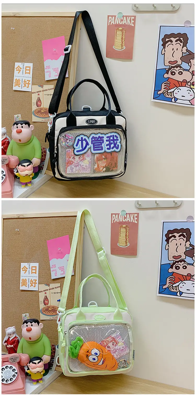 Transparent Korean Sweet Crossbody Bag Large Capacity 2025 — feature 10