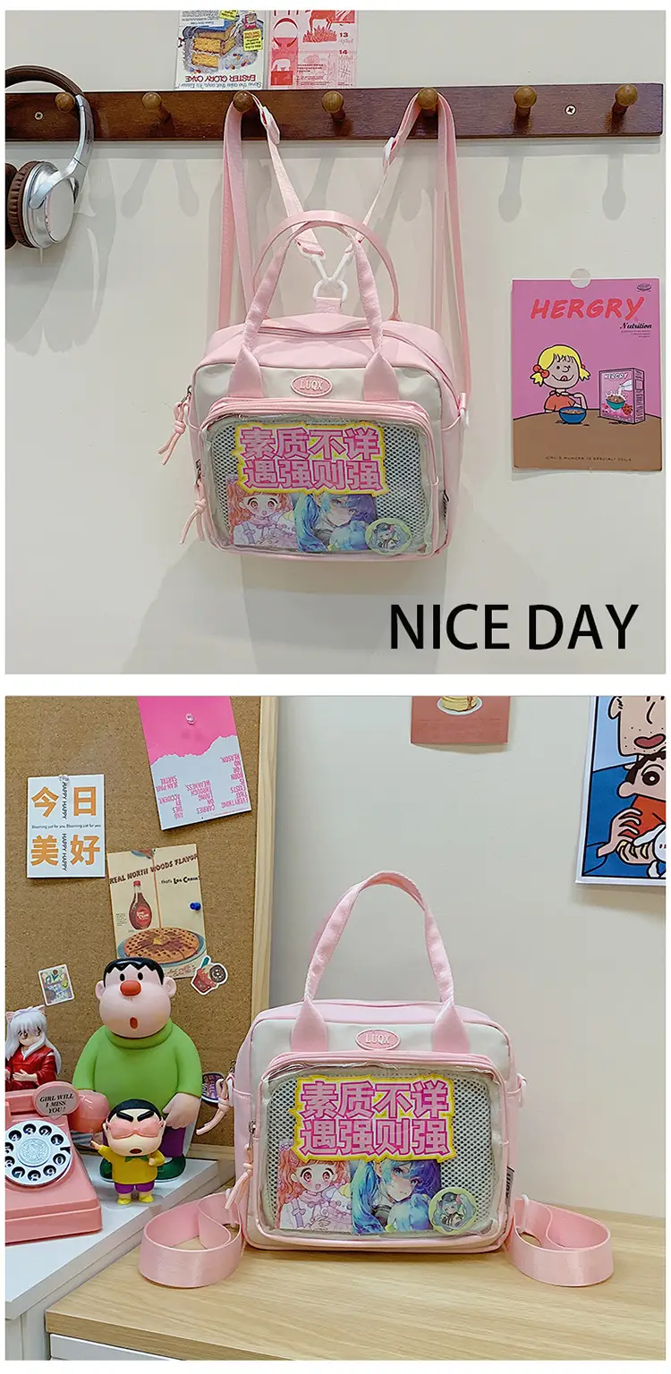 Transparent Korean Sweet Crossbody Bag Large Capacity 2025 — feature 12