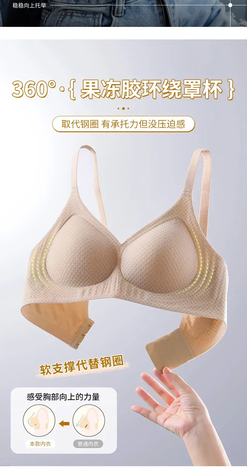 Traceless Honeycomb Push Up Bra for Slimming — feature 2