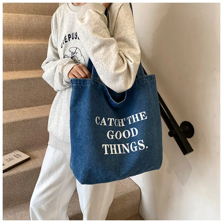 Denim Casual Shoulder Bag for Women 2024 New - Image 6