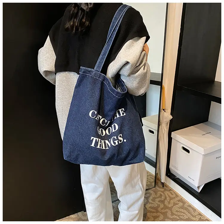 Denim Casual Shoulder Bag for Women 2024 New — feature 12
