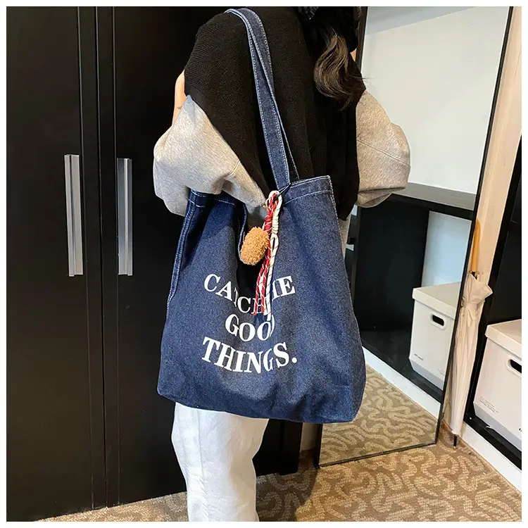 Denim Casual Shoulder Bag for Women 2024 New — feature 7